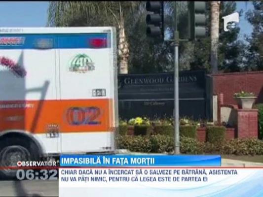 Indiferenta fara limite: O asistenta de la un azil din SUA a refuzat sa resusciteze o batrana pe moarte