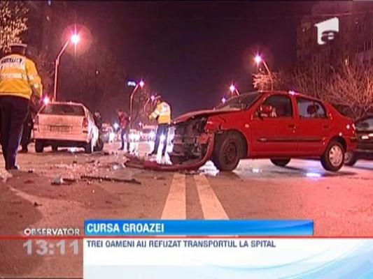 Accident in Capitala: Sase oameni si-au vazut moartea cu ochii