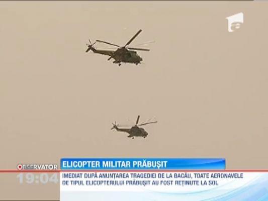 Un elicopter al Armatei s-a prabusit la Beresti - Bistrita (Bacau). Doi decedati, trei raniti!!!