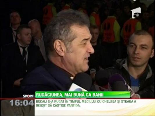 Rugaciunile lui Gigi Becali, mai puternice decat miliardele lui Abramovici