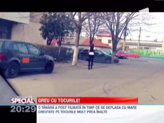 SPECIAL, SPECIAL, SPECIAL: Mersul pe tocuri, sport extrem