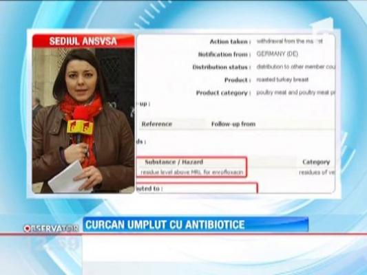 Un nou scandal alimentar: Carne de curcan toxica, exportata in Germania
