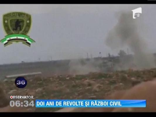 Doi ani de la primele manifestatii antiguvernamentale din Siria