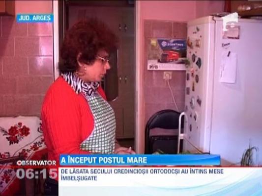 A inceput Postul Pastelui: de azi, se taie din meniu carnea, laptele si ouale