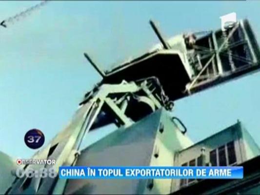 China a devenit al cincilea exportator de arme la nivel mondial