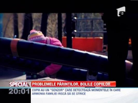 Observator Special: Tensiunile dintre parinti se pot transforma in boli pentru copiii care asista la certuri