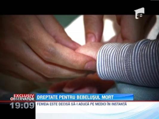 Femeia care a nascut fara personal medical un copil prematur cere dreptate