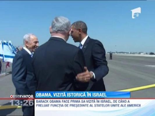 VIZITA LA NIVEL INALT: Barack Obama, pentru prima data in Israel in calitate de presedinte SUA