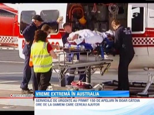 Patru orase din Australia, distruse de doua tornade. Vantul a batut cu pana la 250 de kilometri la ora