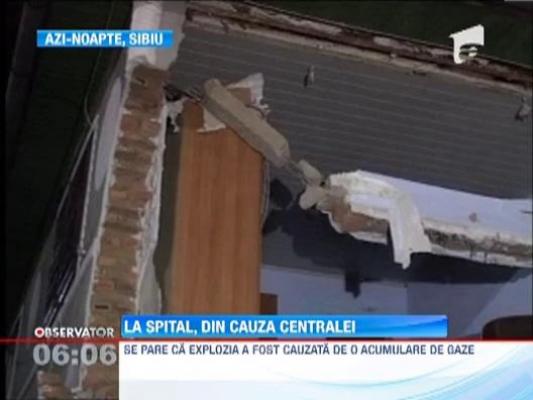 Explozie la o casa din Cisnadie: locuinta unei familii a fost distrusa aproape in totalitate