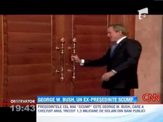 George W. Bush, cel mai scump fost presedinte al SUA: Ii costa pe americani 1,3 milioane de dolari anual