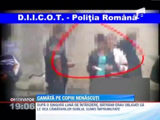 Opt persoane au fost arestate in cazul copiilor nenascuti, gaj pentru imprumuturile datorate camatarilor