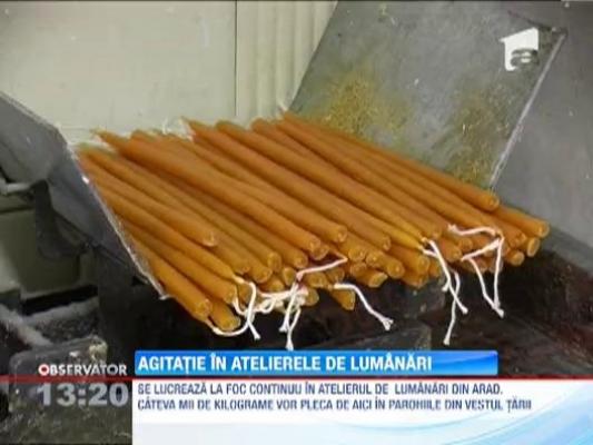 Agitatie in atelierele de lumanari
