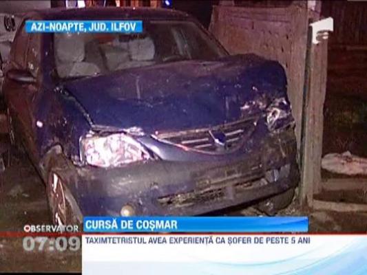 Cursa de cosmar pentru un taximetrist bucurestean! Unul dintre clienti i-a tras frana de mana fara niciun fel de avertisment