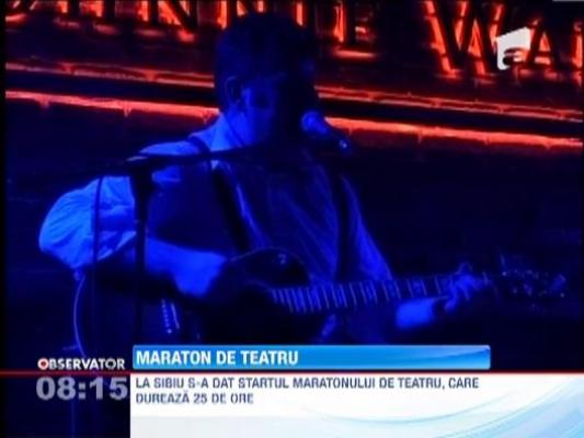 Maraton de teatru la Sibiu: 25 de ore de spectacole