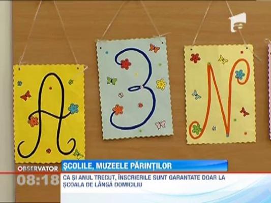 Scolile, muzeele parintilor: miza a fost clasa pregatitoare