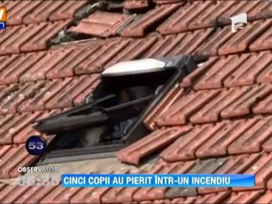 Cinci frati au murit intr-un incendiu, in nordul Frantei