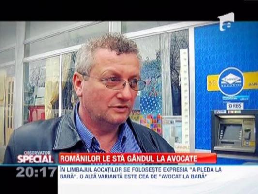SPECIAL!!! Pentru unii romanii, expresia "Avocat la Bara", are un sens cu totul aparte