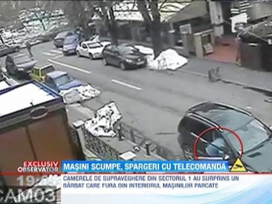 Spargere ca-n filme intr-un cartier de lux din Bucuresti!