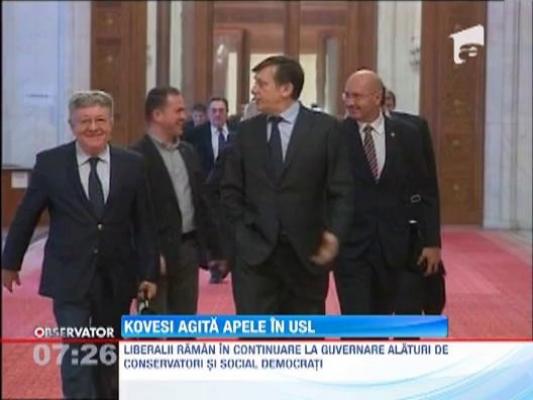 Kovesi agita apele in USL