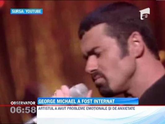 George Michael a ajuns, din nou, la spital, din cauza unor probleme de anxietate