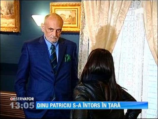 Dinu Patriciu a revenit in Romania