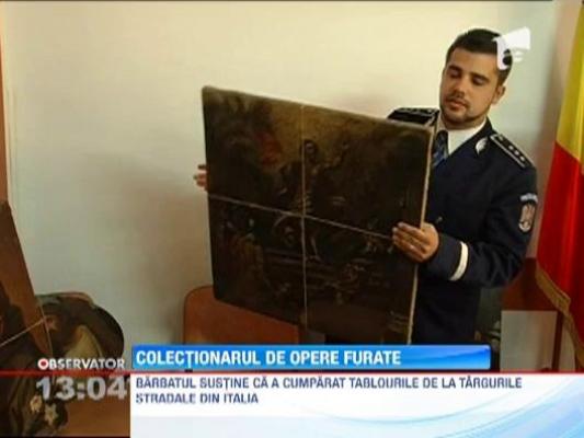 40 de tablouri si icoane, furate din mai multe biserici din Italia, au fost gasite in casa unui barbat din Sibiu
