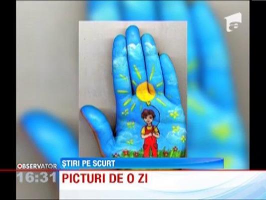 O rusoiaca a devenit celebra pentru picturile ei de-o zi