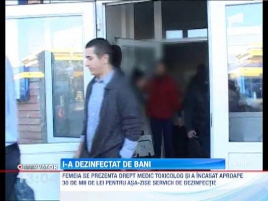 O femeie din Neamt a usurat de bani zeci de oameni, pentru asa-zise servicii de dezinfectie