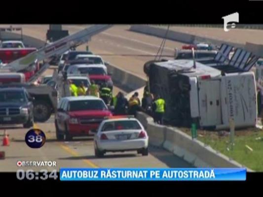 Accident de autobuz in SUA: doi oameni au murit si 40 au fost raniti