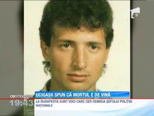 Politistii din Ungaria, care au ucis in bataie un roman, dau vina pe mort