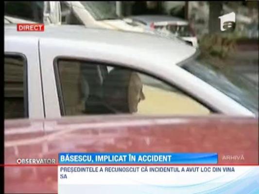 Presedintele Traian Basescu, implicat intr-un accident rutier