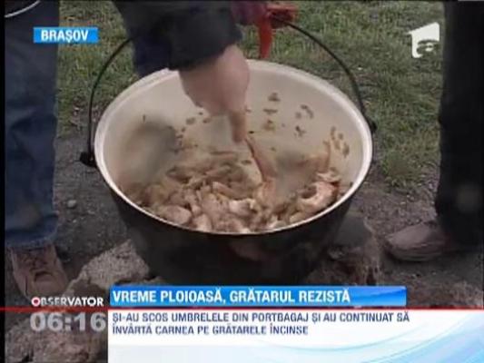 Brasovenii au umplut spatiile amenajate pentru gratare
