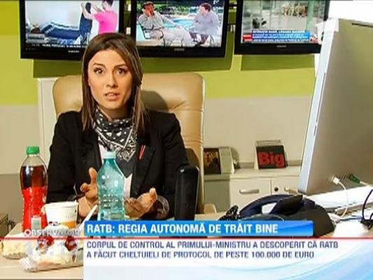 RATB, cheltuieli de protocol de peste 100.000 de euro