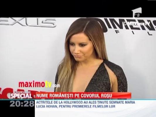 SPECIAL!!! Tinute romanesti pe covorul rosu de la Hollywood