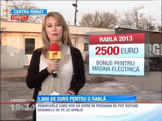 1.500 de euro pentru o rabla. Ministerul Mediului pune la bataie 20.000 de vouchere