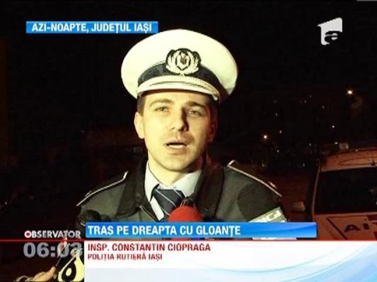 Urmarire cu focuri de arma pe o sosea din Iasi