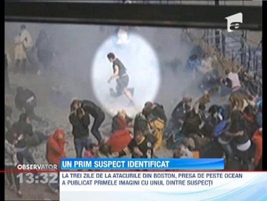 Primele imagini cu unul dintre suspectii atentatului din Boston