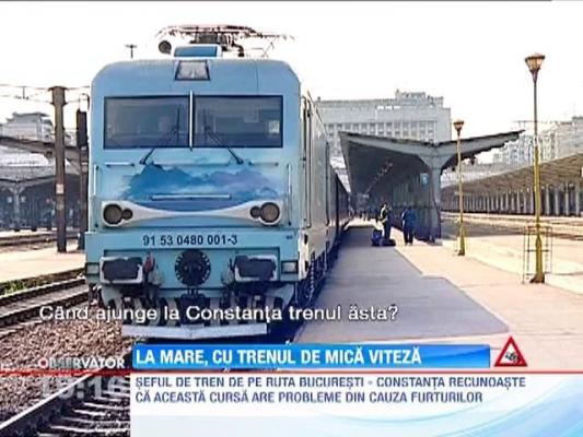 Mersul cu trenul pana la mare, mai rapid