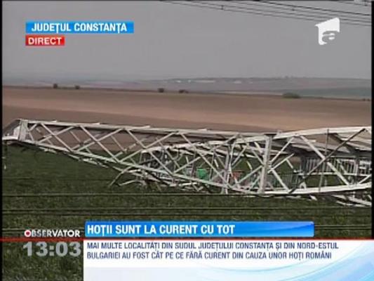 Cativa hoti de fier vechi au lasat zeci de oameni in bezna