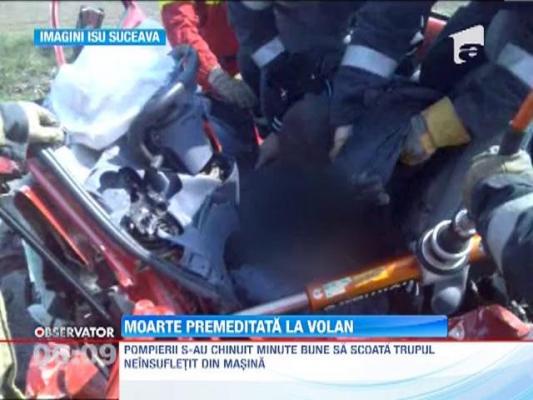 Moarte premeditata la volan. Un barbat s-a sinucis in fata unor cunoscuti