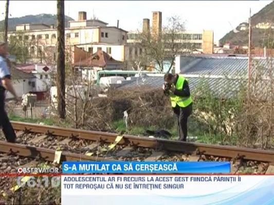 A vrut sa se mutileze, doar ca sa poata cersi pe strada