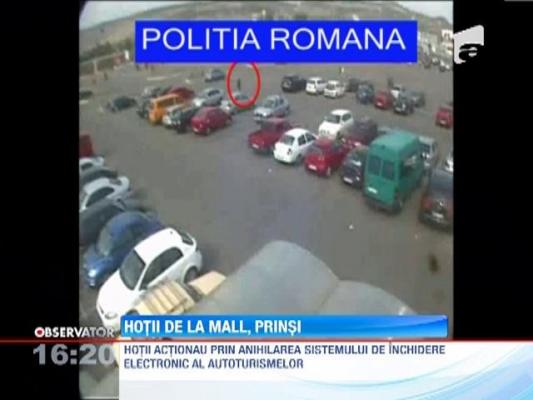 Hotii de la centrul comercial din Floresti au fost prinsi