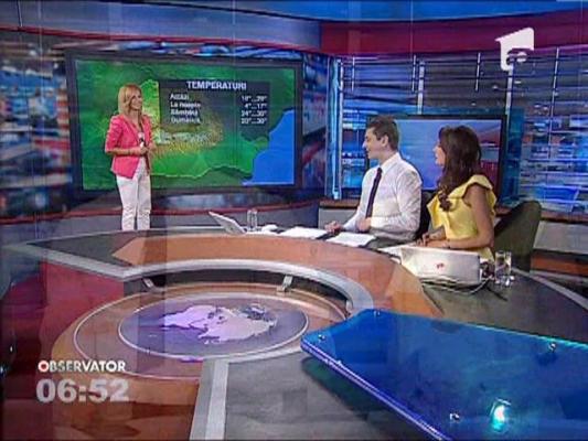 Incident in studioul Meteo