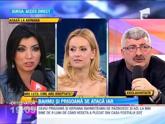 Silviu Prigoana si Adriana Bahmuteanu, razboi fara sfarsit