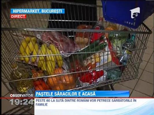 Paste de criza! Peste 60% dintre romani stau acasa de sarbatori