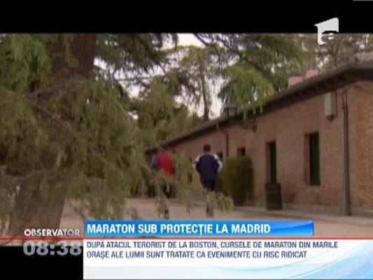 Maraton sub protectie la Madrid