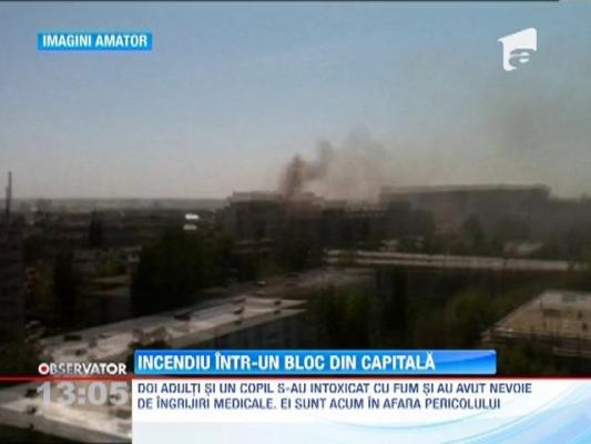 Incendiu puternic in Capitala, zona FAUR