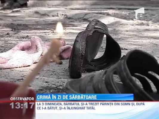 Un barbat din Arges, abia eliberat din inchisoare, si-a injunghiat mortal tatal