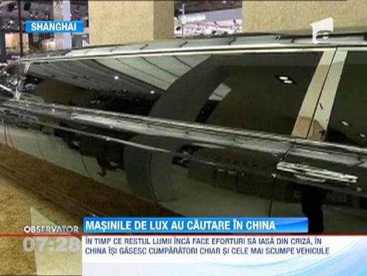 Masini de lux, expuse la Salonul automobilistic de la Shanghai